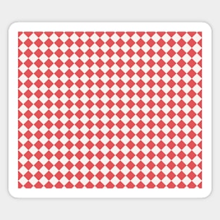 red  pattern Sticker